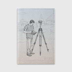 Обложка для паспорта матовая кожа Парень с контроллером