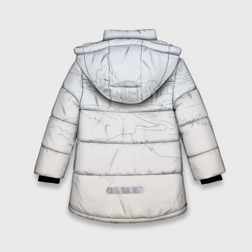Зимняя куртка для девочек 3D Парень с контроллером, цвет черный - фото 2