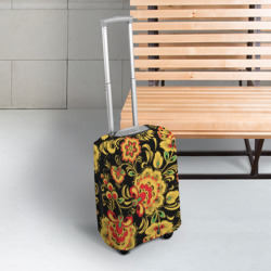 Чехол для чемодана 3D Хохлома - цветочные узоры - фото 2