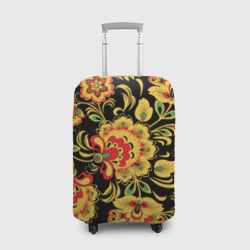 Чехол для чемодана 3D Хохлома - цветочные узоры
