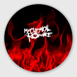 Круглый коврик для мышки My Chemical Romance