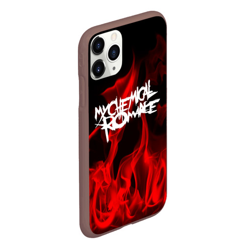 Чехол для iPhone 11 Pro Max матовый My Chemical Romance, цвет коричневый - фото 3