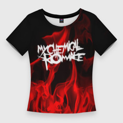 Женская футболка 3D Slim My Chemical Romance