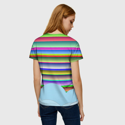 Женская футболка 3D Telegram, цвет 3D печать - фото 4