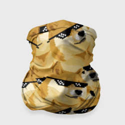 Бандана-труба 3D Doge мем в deal with it очках