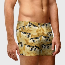 Мужские трусы 3D Doge мем в deal with it очках - фото 2