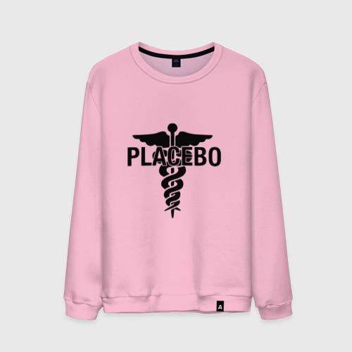 Мужской свитшот хлопок Placebo, цвет светло-розовый