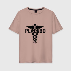 Женская футболка хлопок Oversize Placebo