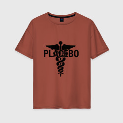 Женская футболка хлопок Oversize Placebo