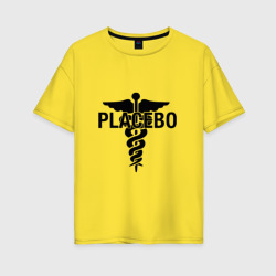 Женская футболка хлопок Oversize Placebo