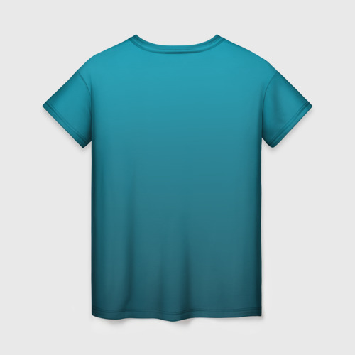 Женская футболка 3D Бирюза, цвет 3D печать - фото 2