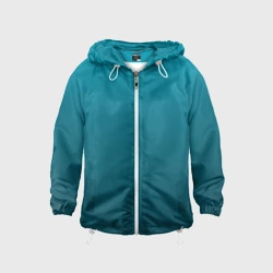 Детская ветровка 3D Бирюза