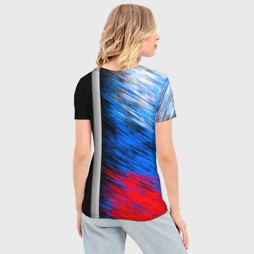 Женская футболка 3D Slim Биатлон, цвет 3D печать - фото 4