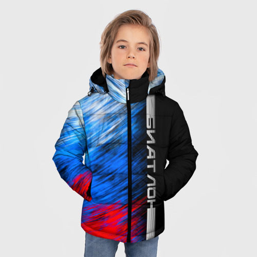 Зимняя куртка для мальчиков 3D Биатлон, цвет красный - фото 3
