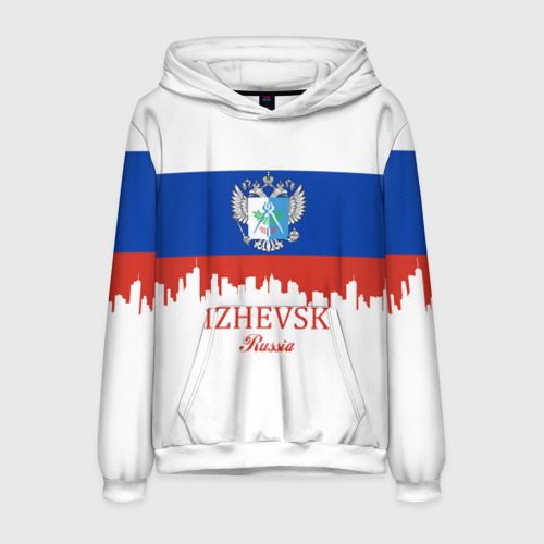 Мужская Толстовка IZHEVSK (Ижевск) (3D)