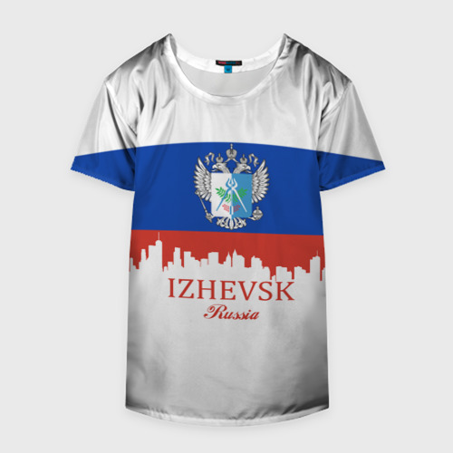 Накидка на куртку 3D IZHEVSK (Ижевск), цвет 3D печать - фото 4