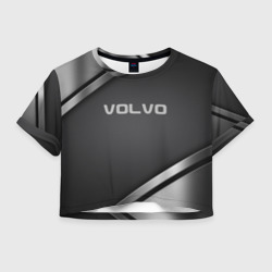 Женская футболка Crop-top 3D Volvo