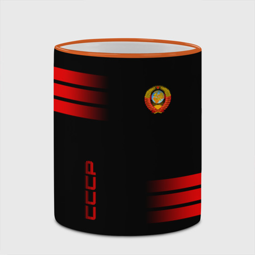 Кружка с полной запечаткой СССР, цвет Кант оранжевый - фото 4