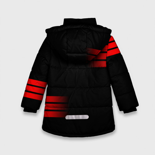 Зимняя куртка для девочек 3D СССР, цвет светло-серый - фото 2