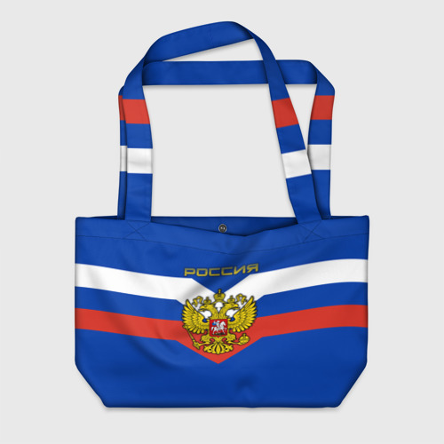 Пляжная сумка 3D Флаг Российской Федерации