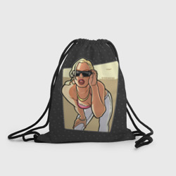 Рюкзак-мешок 3D GTA SA - Девушка в очках