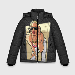 Зимняя куртка для мальчиков 3D GTA SA - Девушка в очках