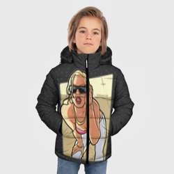 Зимняя куртка для мальчиков 3D GTA SA - Девушка в очках - фото 2