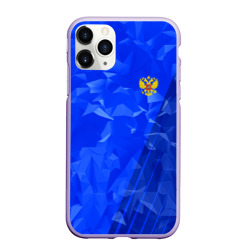 Чехол для iPhone 11 Pro матовый Russia sport