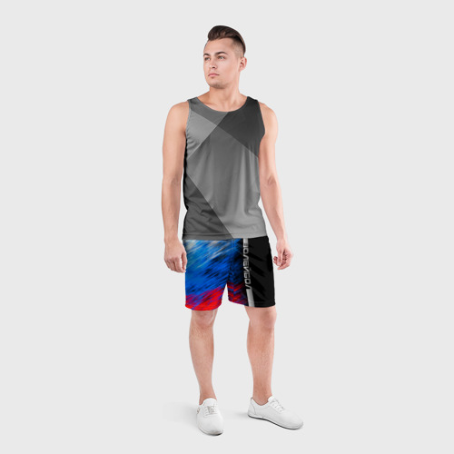 Мужские шорты спортивные Волейбол, цвет 3D печать - фото 4