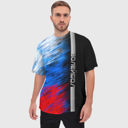 Мужская футболка oversize 3D Волейбол - фото 2