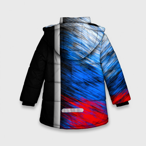 Зимняя куртка для девочек 3D Волейбол, цвет черный - фото 2