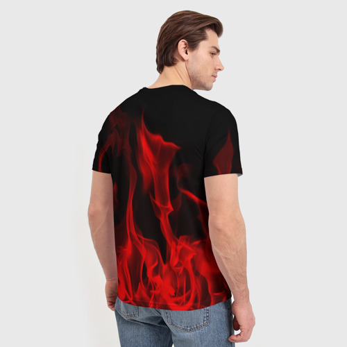 Мужская футболка 3D с принтом Evanescence, вид сзади #2