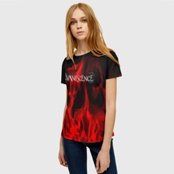 Женская футболка 3D Evanescence - фото 2