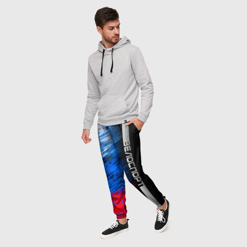 Мужские брюки 3D Велоспорт, цвет 3D печать - фото 3
