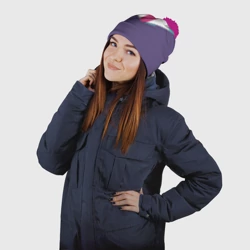 Шапка 3D c помпоном Стиль 90 х - фото 2