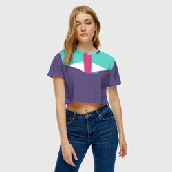 Женская футболка Crop-top 3D Стиль 90 х - фото 2