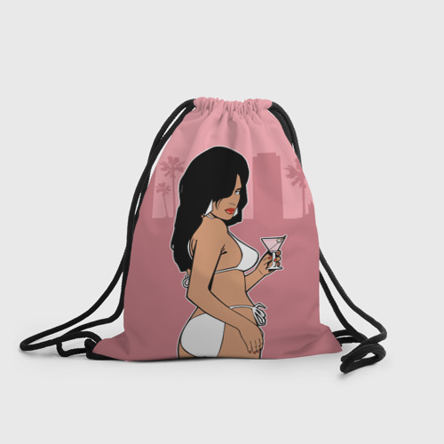 Рюкзак-мешок 3D GTA VC - Девушка с мартини