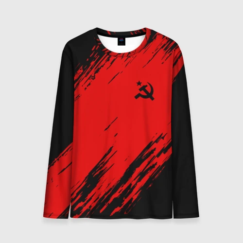 Мужской лонгслив 3D USSR sport