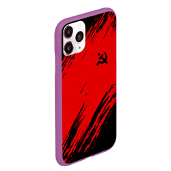 Чехол для iPhone 11 Pro Max матовый USSR sport - фото 2