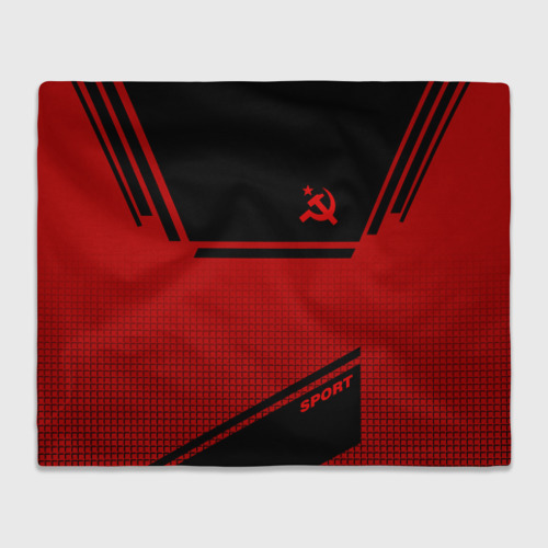 Плед 3D USSR sport, цвет 3D (велсофт)