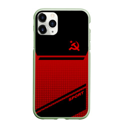 Чехол для iPhone 11 Pro матовый USSR sport