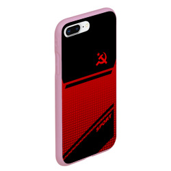 Чехол для iPhone 7Plus/8 Plus матовый USSR sport - фото 2