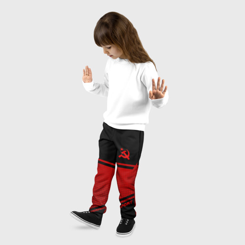 Детские брюки 3D USSR sport, цвет 3D печать - фото 3
