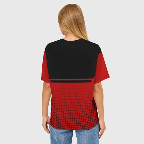 Женская футболка oversize 3D USSR sport, цвет 3D печать - фото 4
