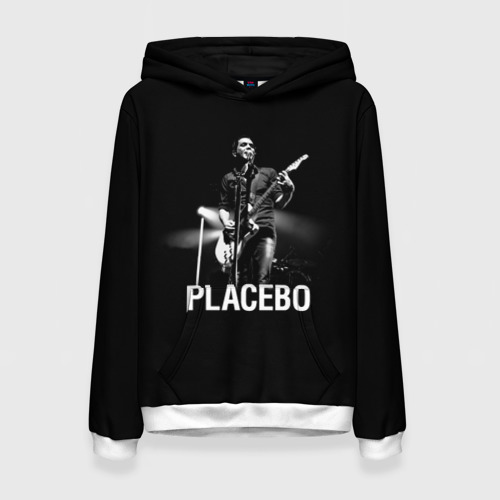 Женская толстовка с принтом Placebo, вид спереди №1