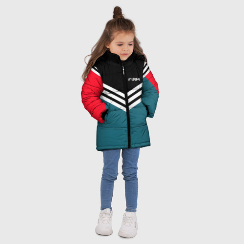 Зимняя куртка для девочек 3D Стиль 90 х, цвет красный - фото 5