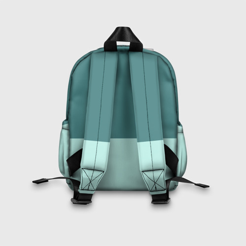 Детский рюкзак 3D с принтом Испания - форма вратаря - ЧМ-2018, вид сзади #2