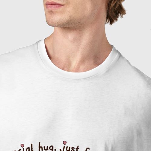 Мужская футболка хлопок Facehugger, цвет белый - фото 6