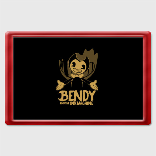 Магнит 45*70 Bendy and the ink machine 20, цвет красный