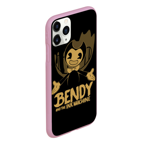 Чехол для iPhone 11 Pro Max матовый Bendy and the ink machine 20, цвет розовый - фото 3